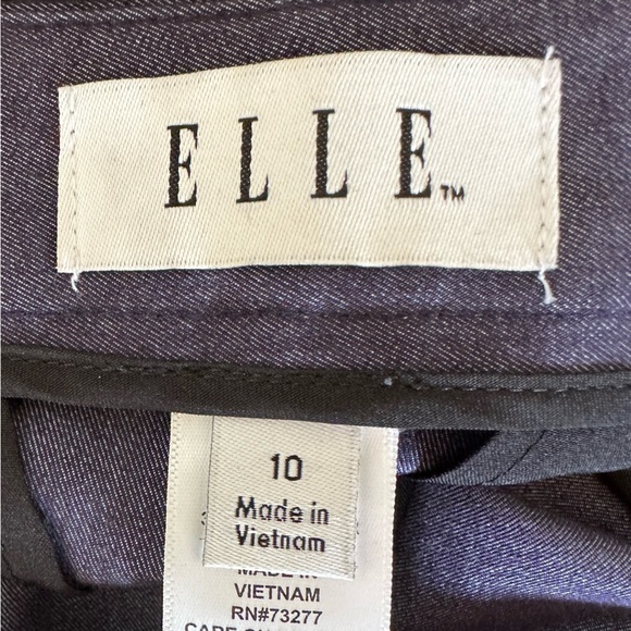 ⚡️5 for $25 item! Sleek navy blue slacks by Elle in size 10 - Picture 3 of 5